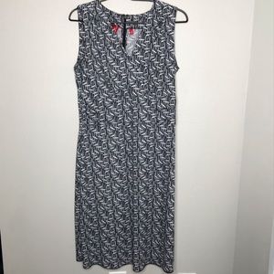 Anne Klein below the knee V neck dress.